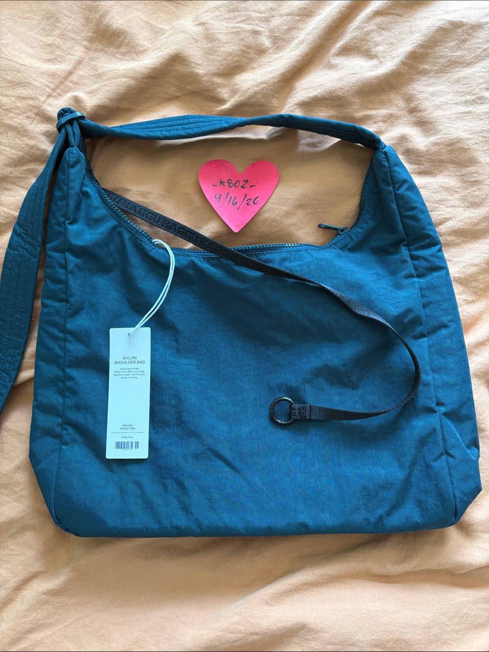 BNWT Deep Sea Baggu Nylon Shoulder Bag